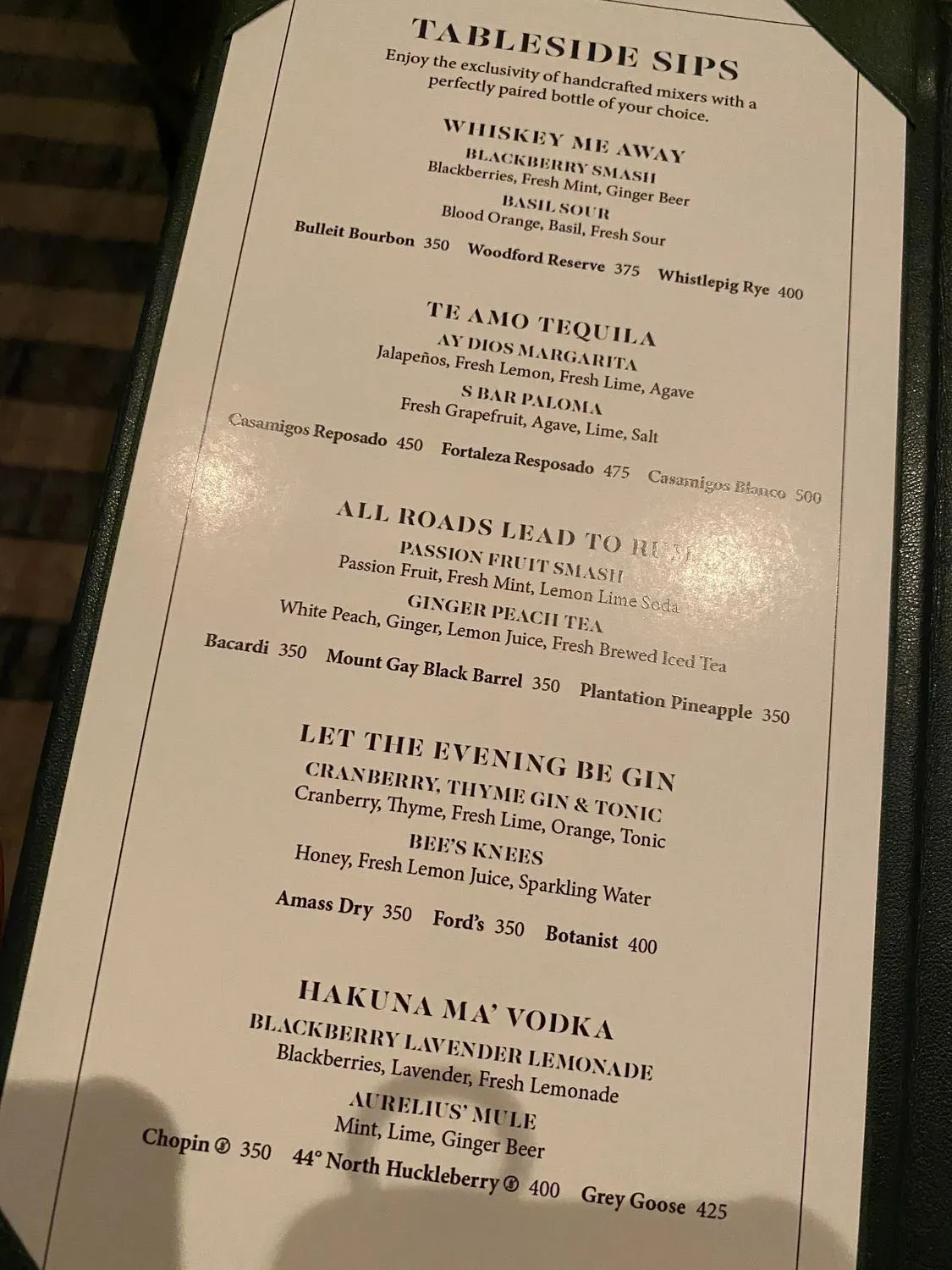 Menu 6