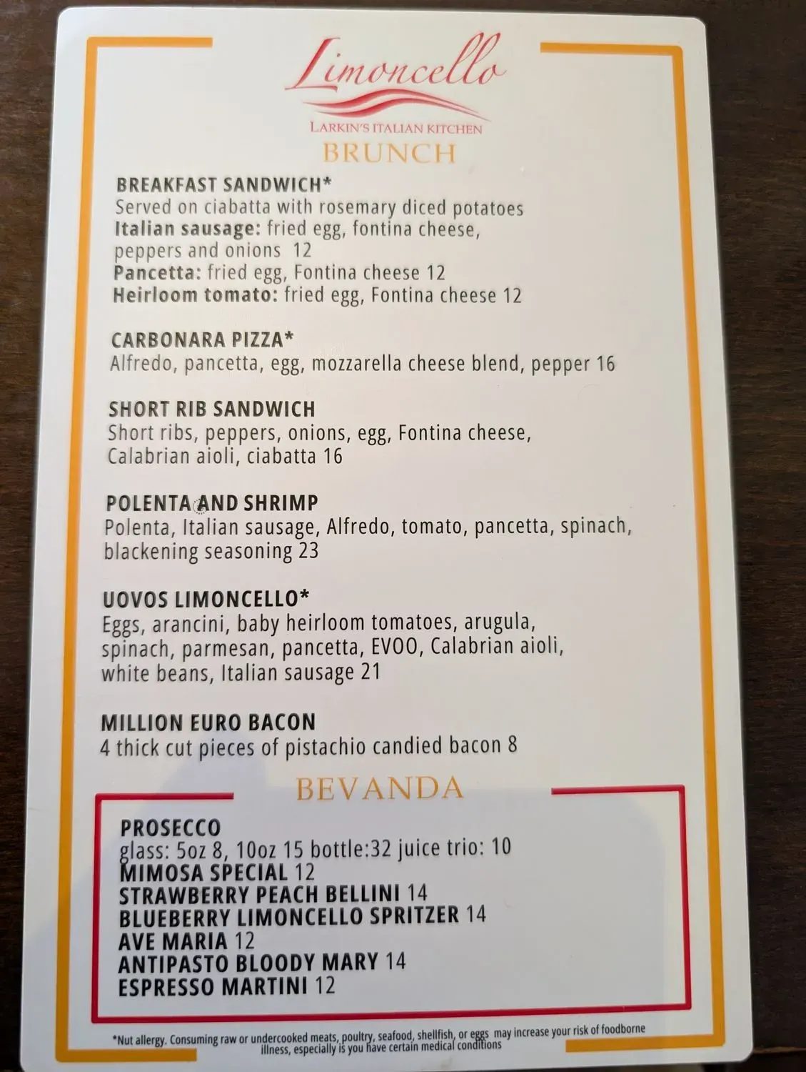 Menu 4