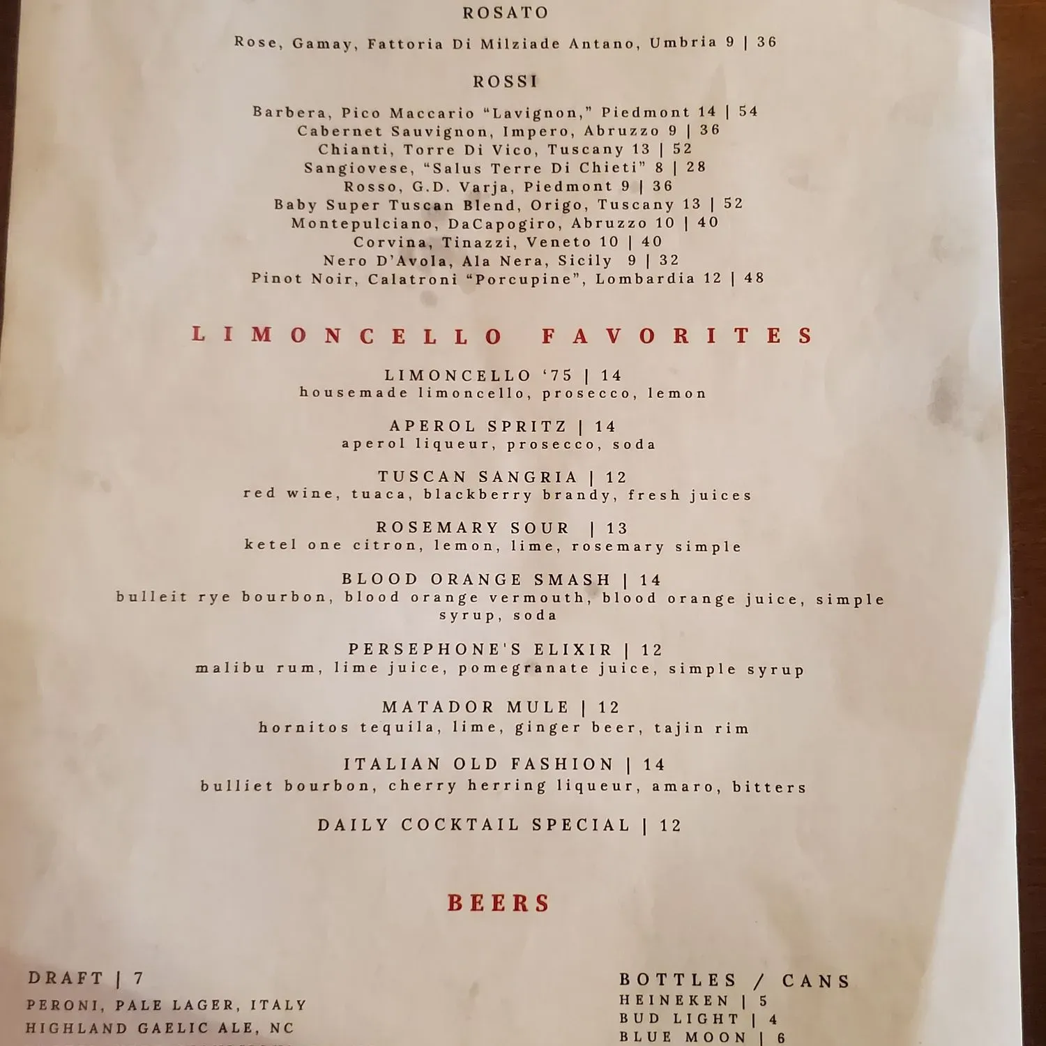 Menu 2