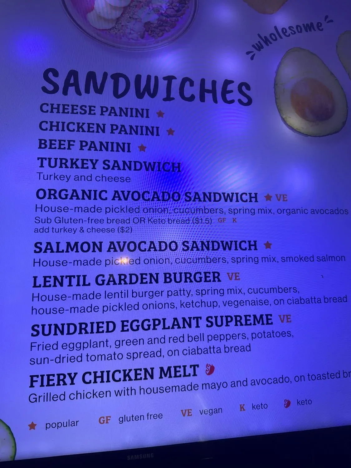 Menu 2