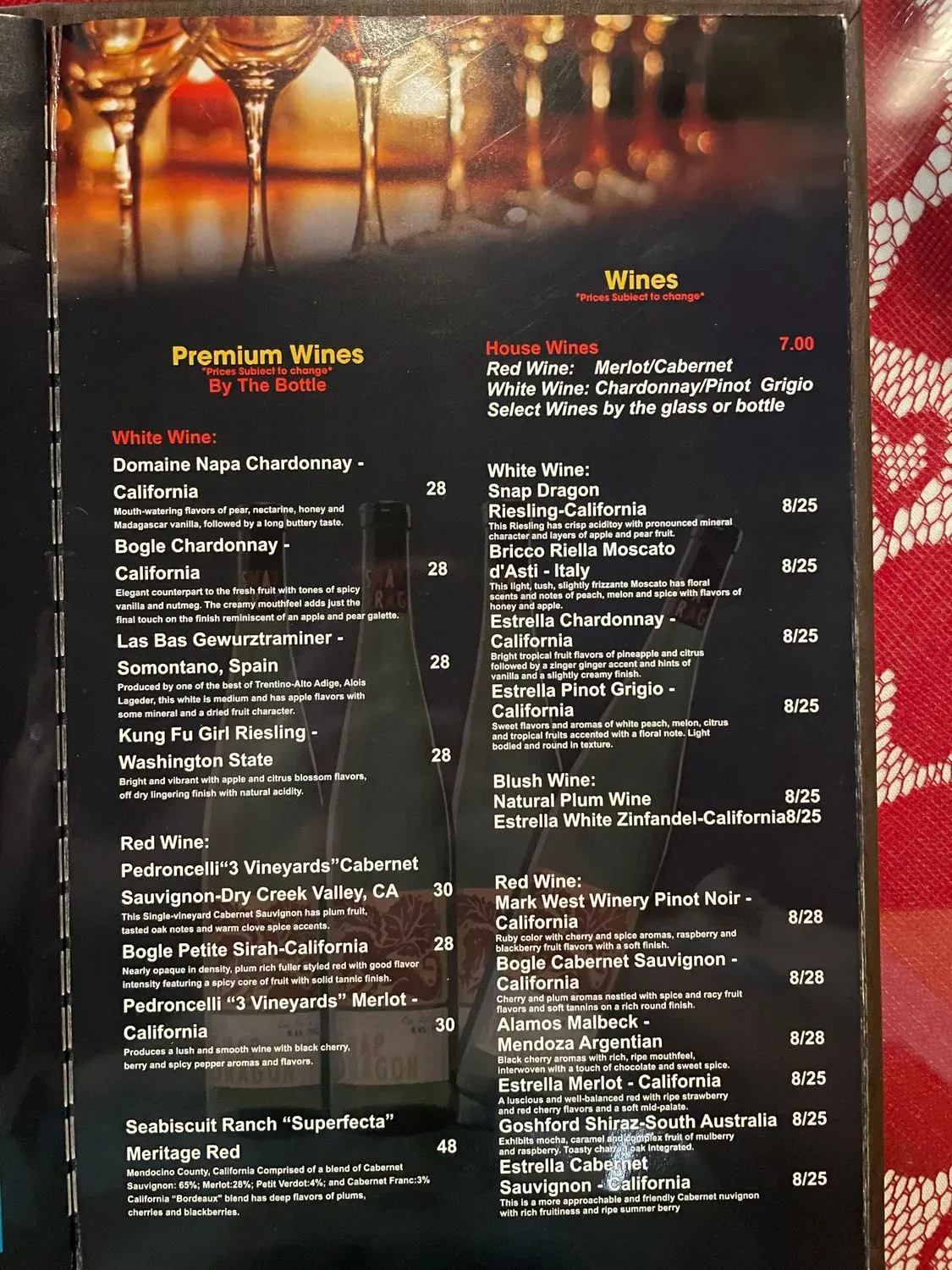 Menu 2