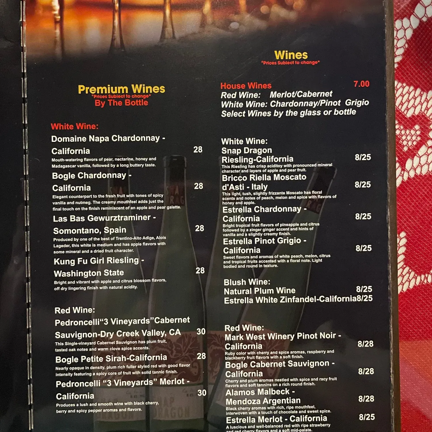 Menu 2