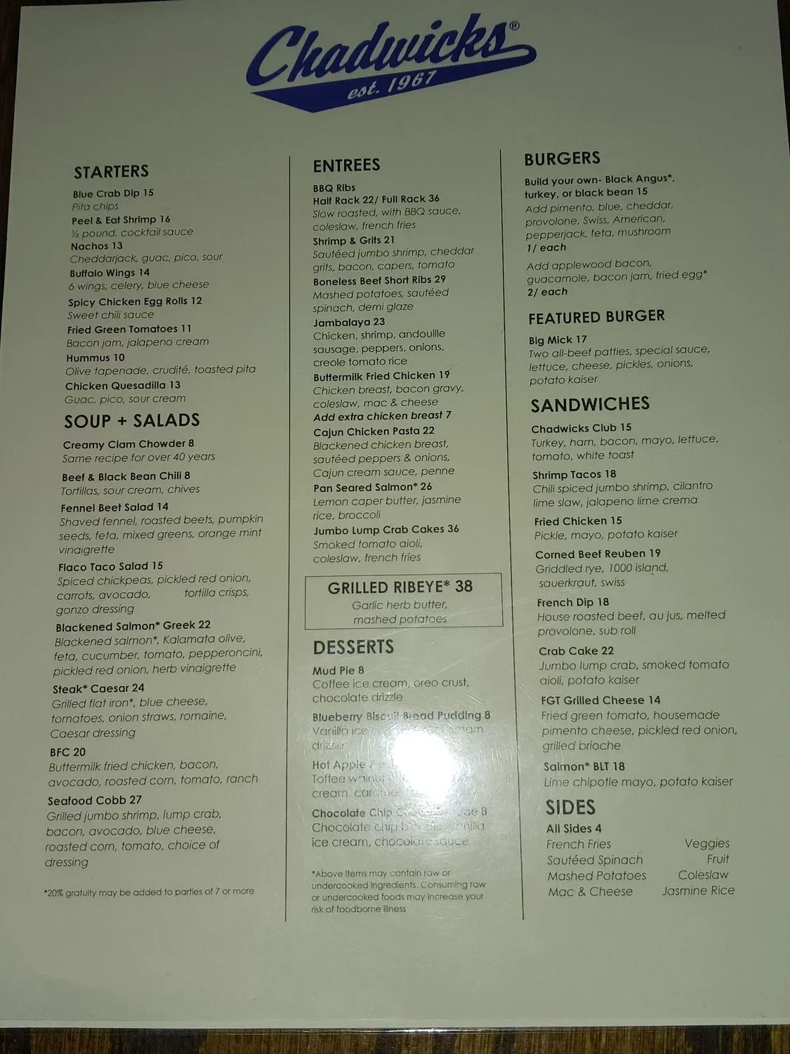 Menu 6