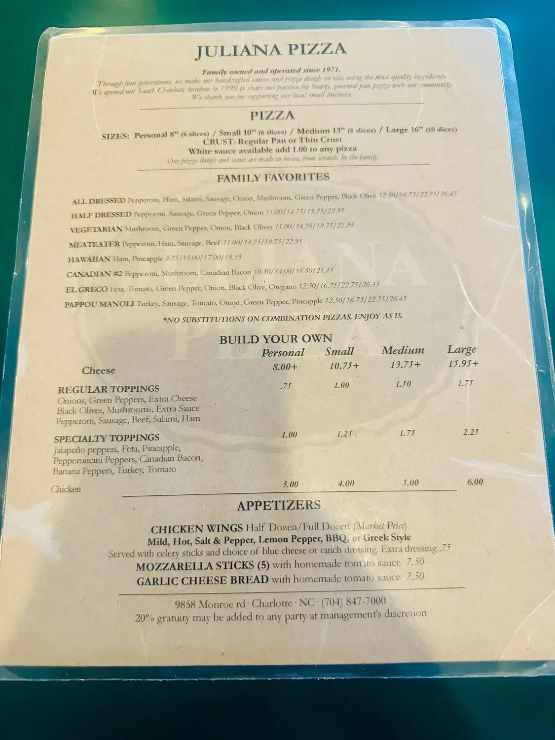 Menu 3