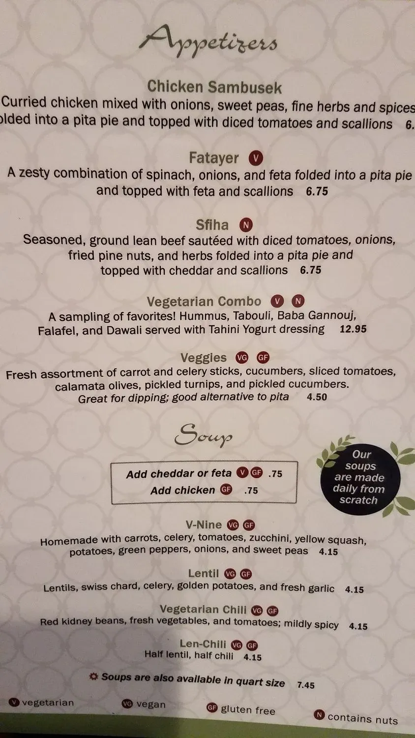 Menu 6