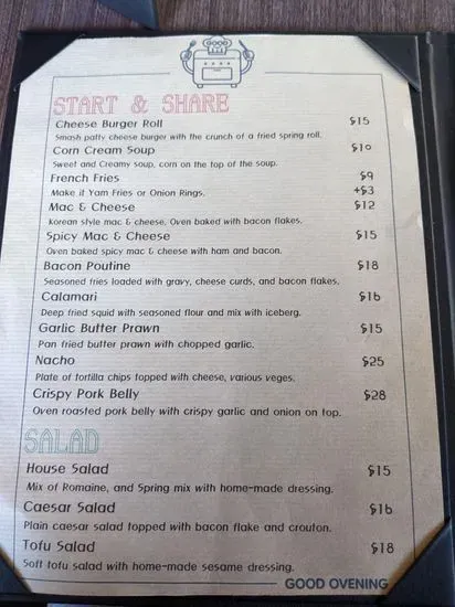 Menu 4