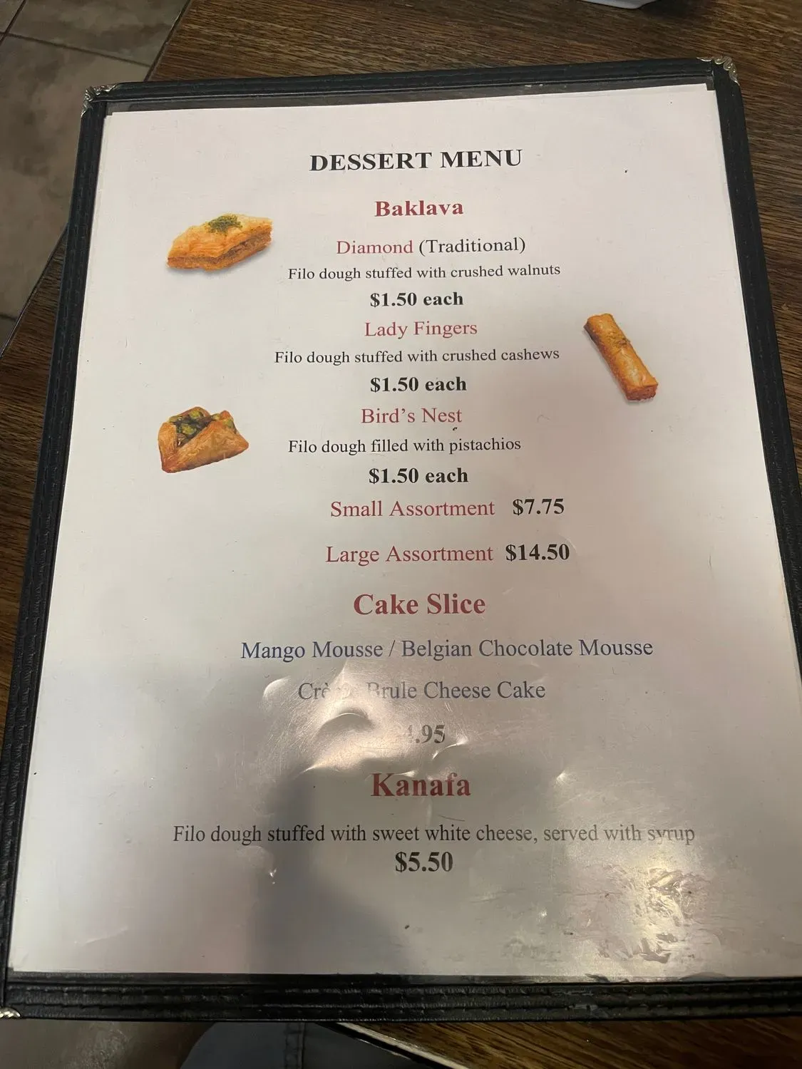 Menu 6