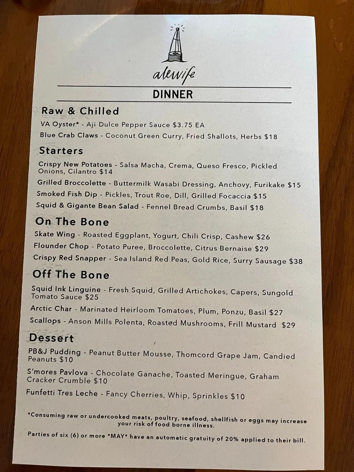 Menu 6