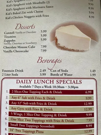 Menu 3