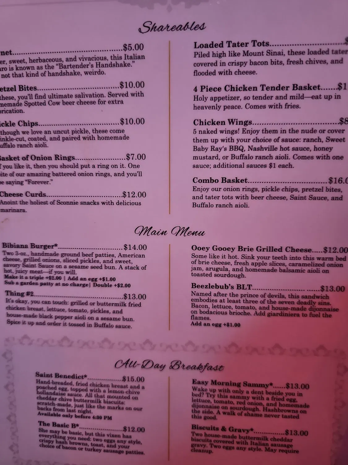 Menu 4