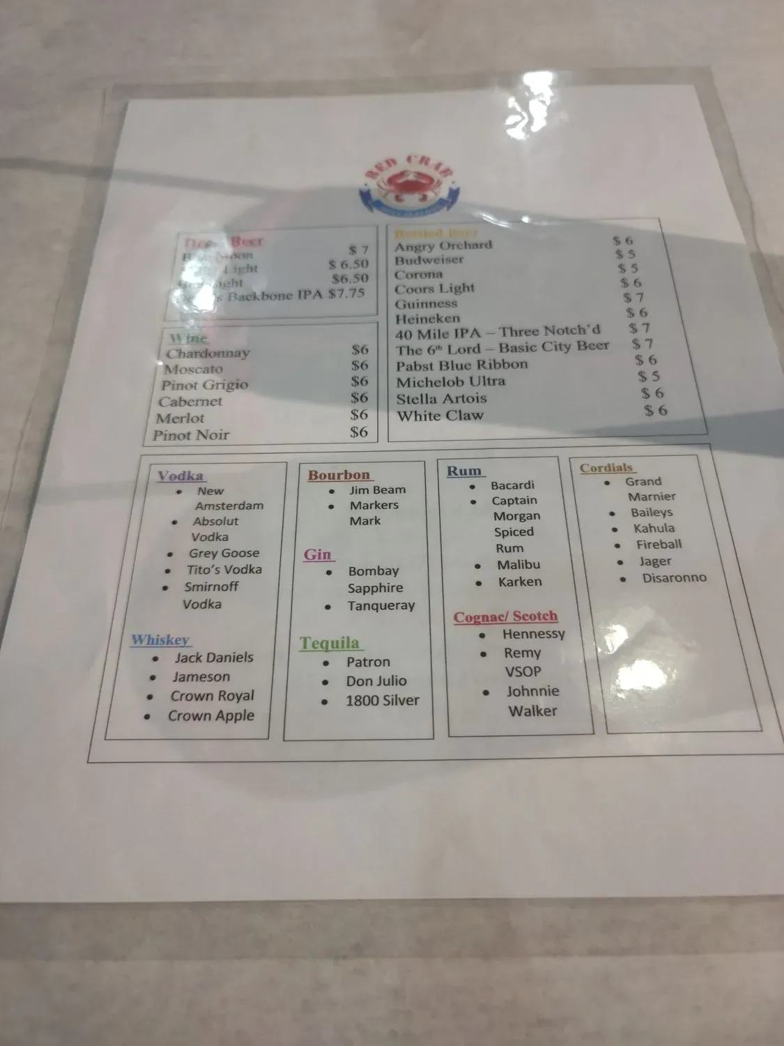 Menu 6