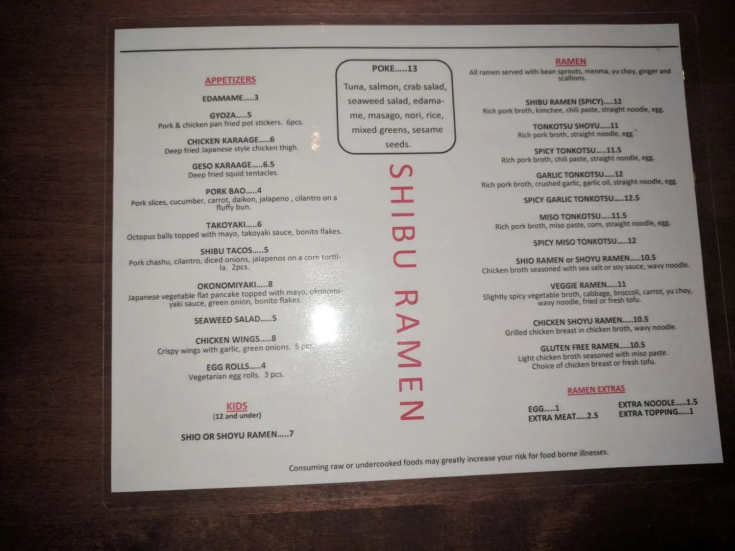 Menu 2