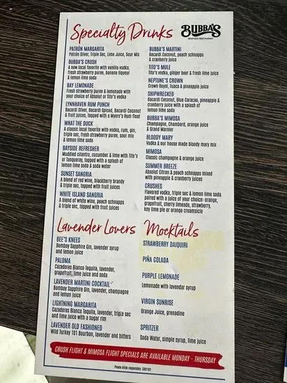 Menu 5