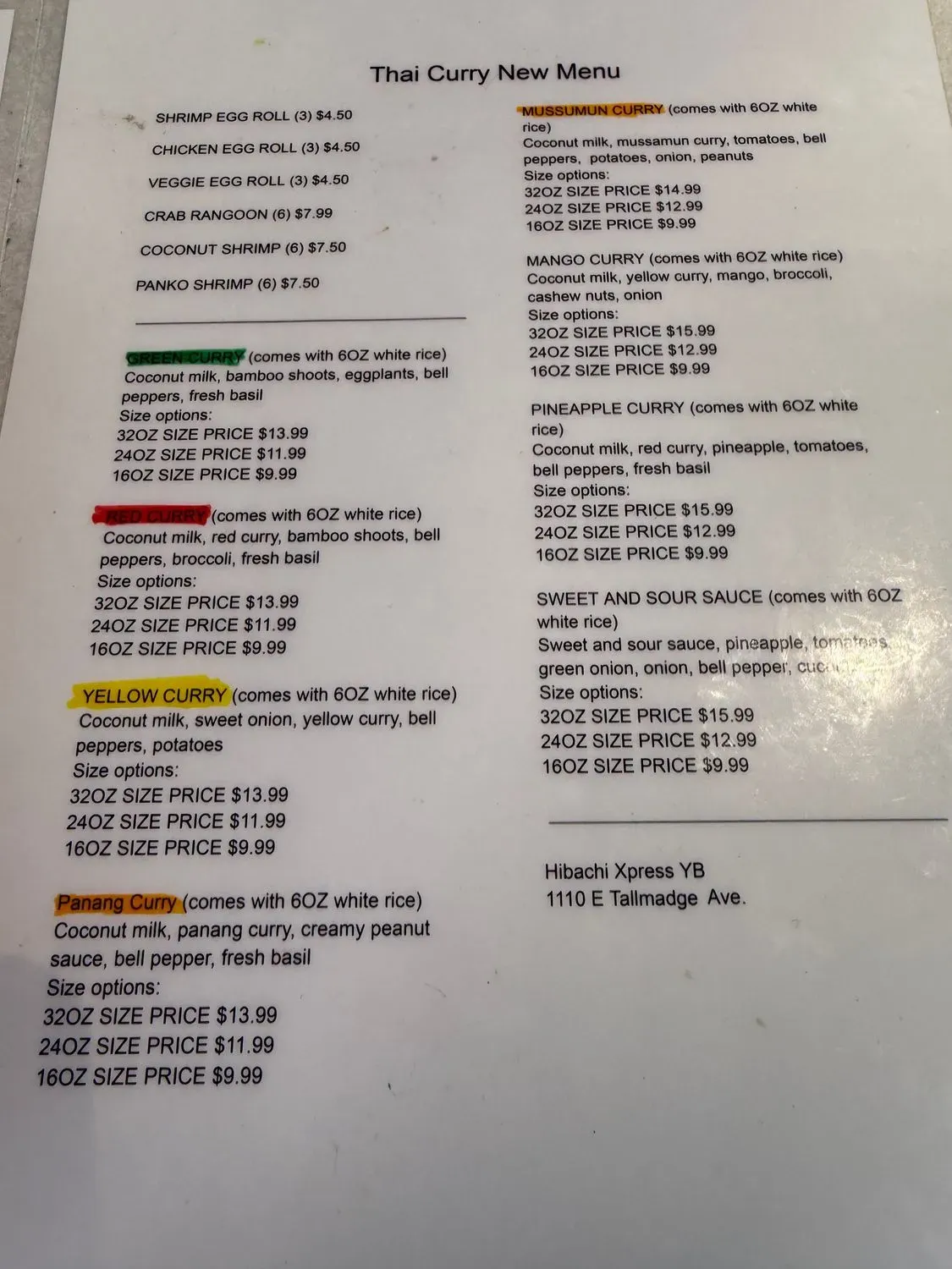 Menu 3