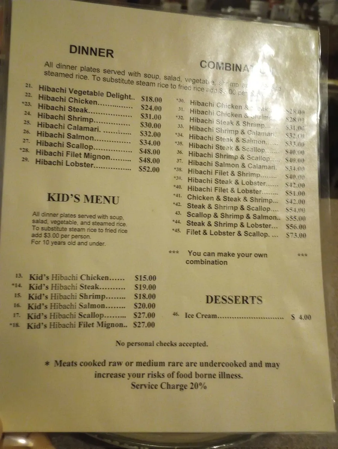 Menu 6