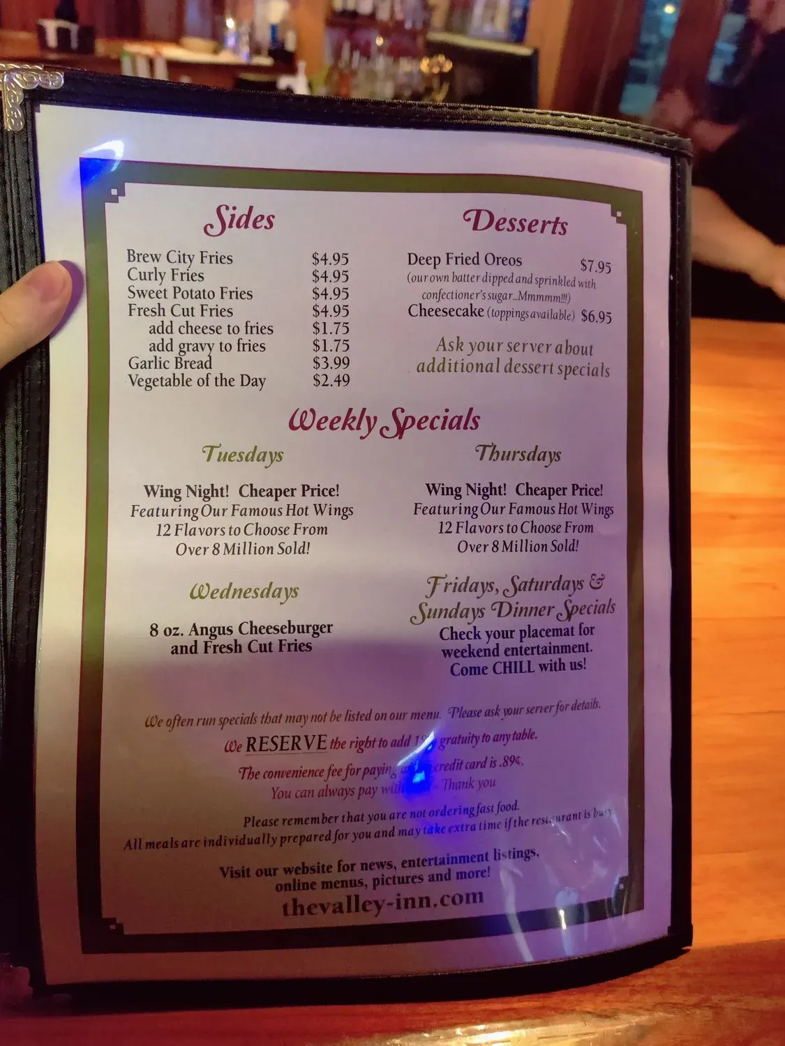 Menu 4