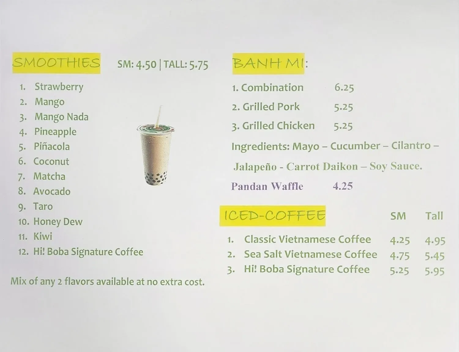 Menu 3