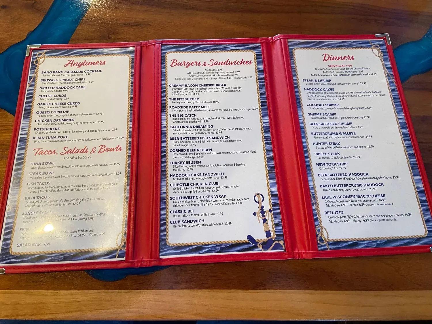 Fitz's On The Lake Menu - Updated October 2025