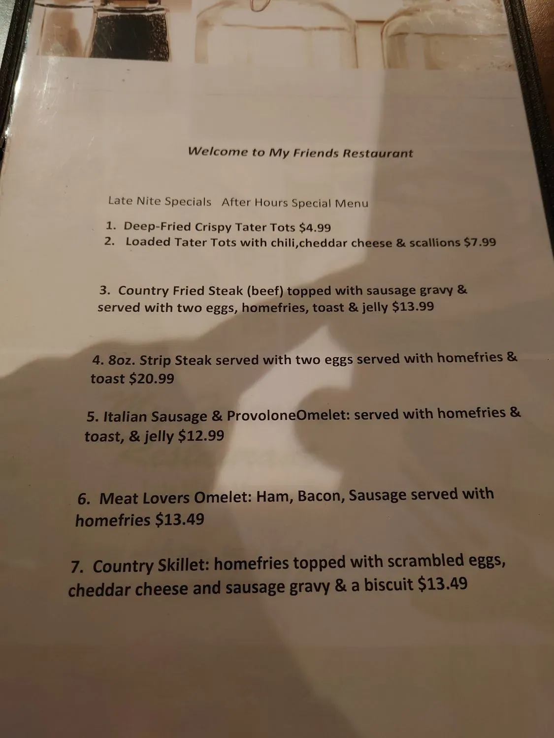 Menu 6