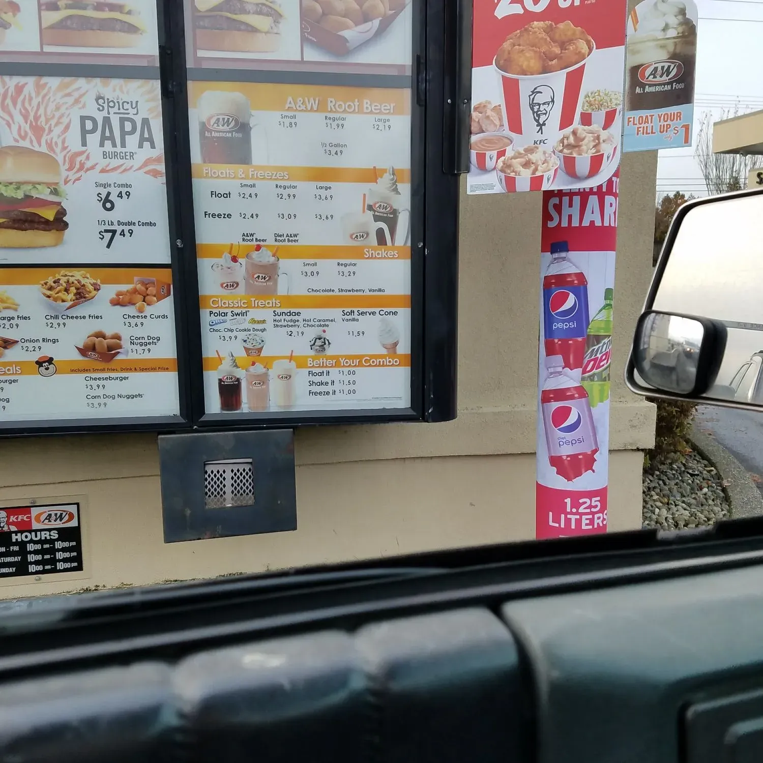 KFC Menu - Updated October 2025