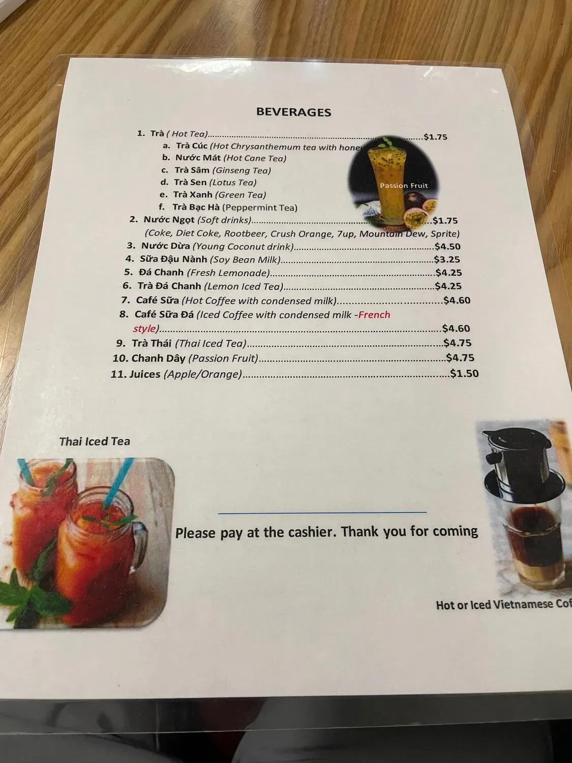 Menu 6