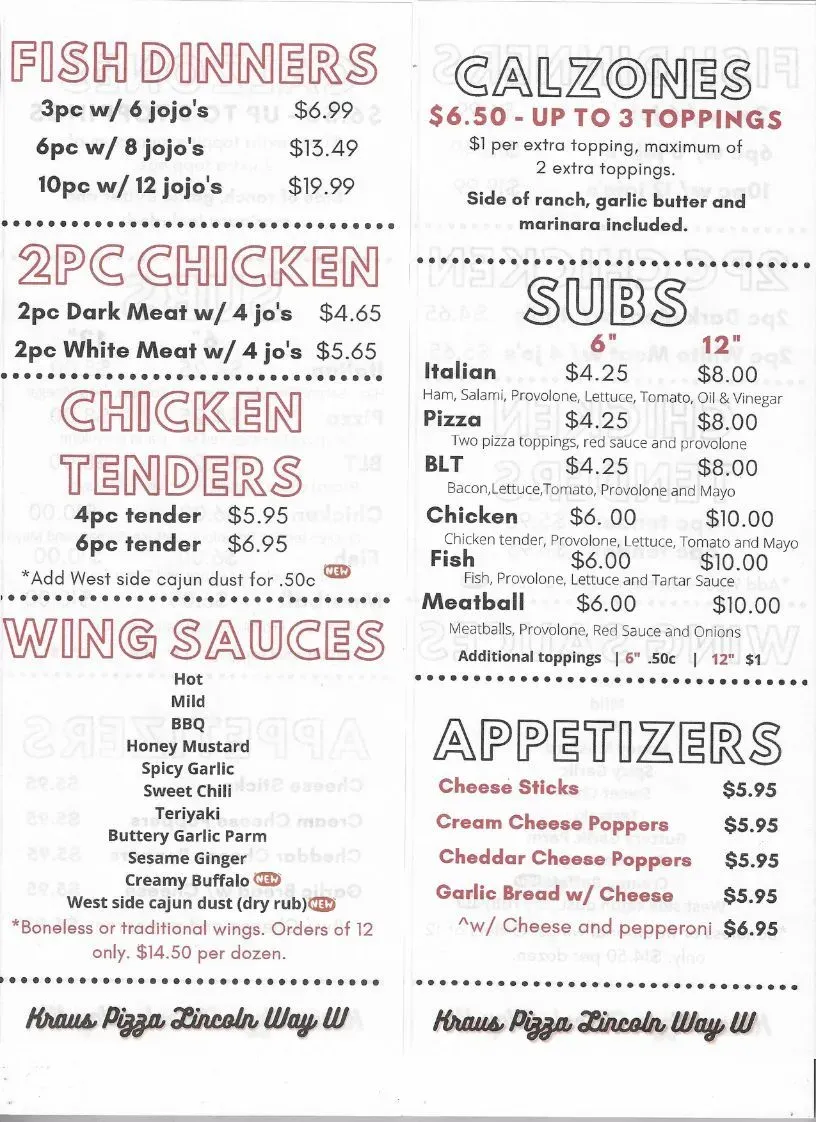 Menu 2