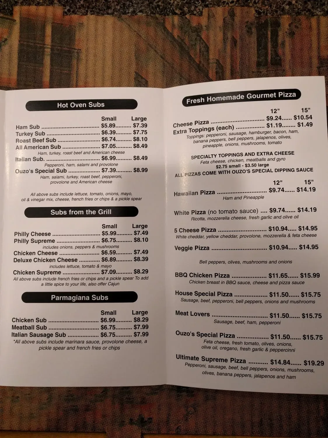 Menu 4