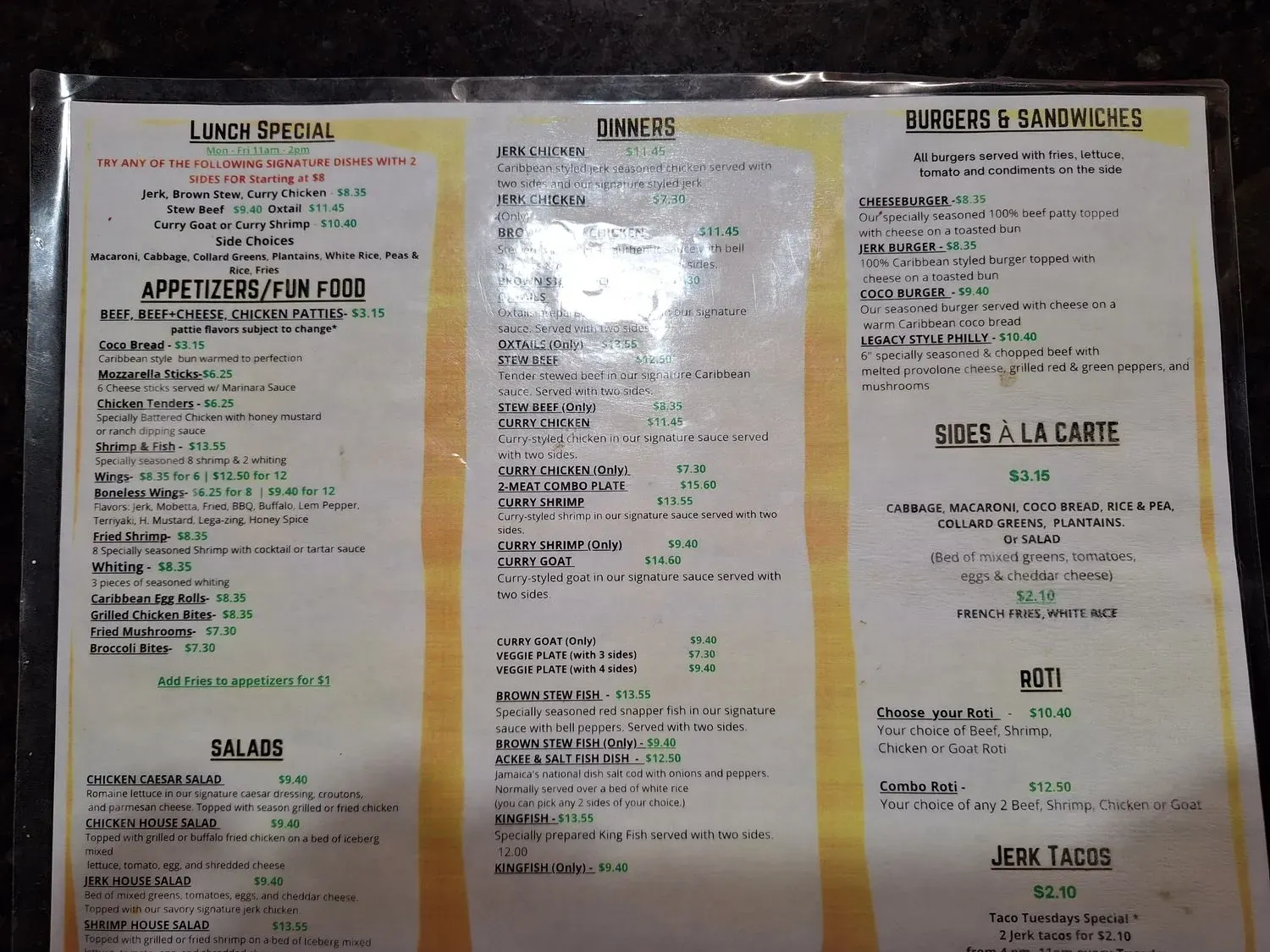 Menu 2