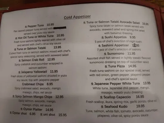 Menu 5