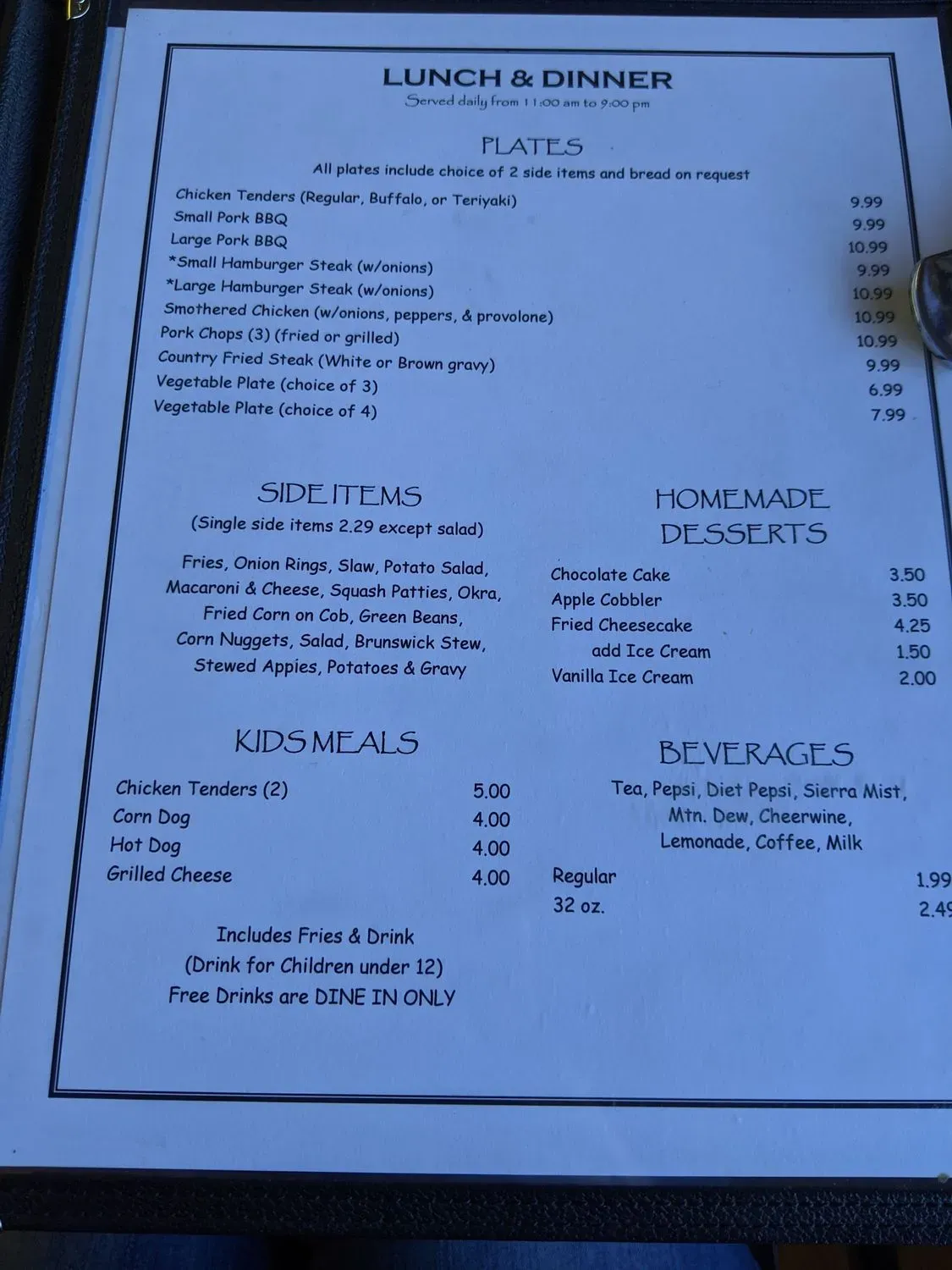 Menu 4