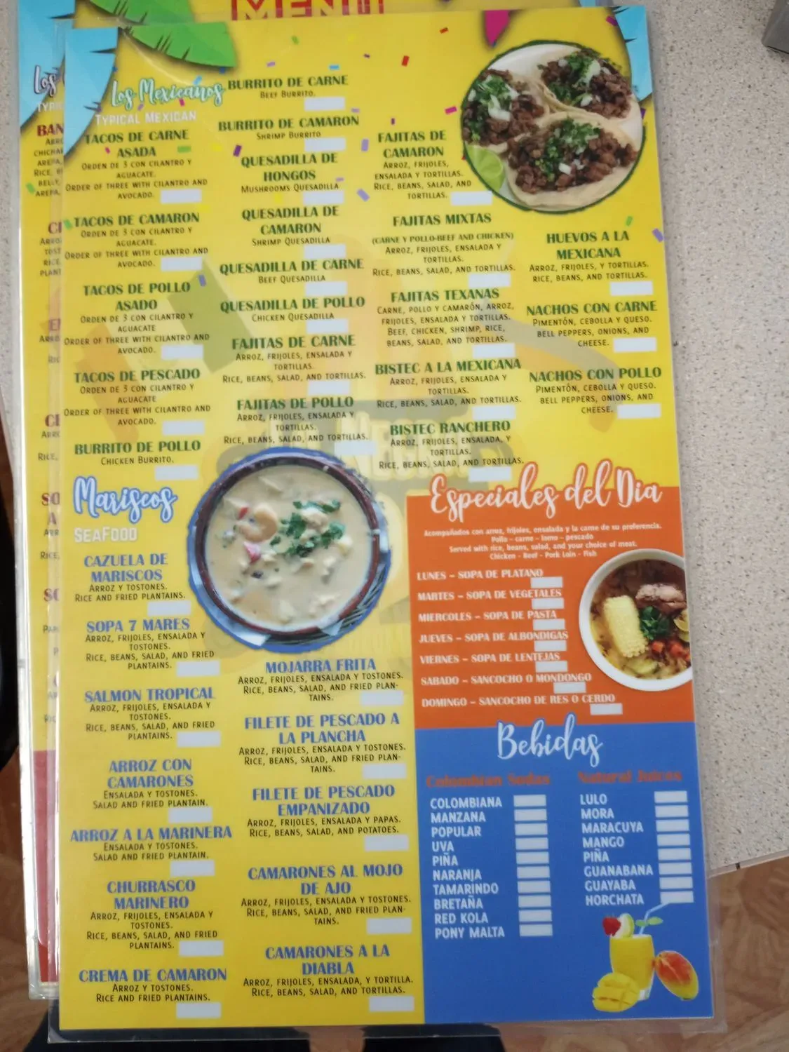 Menu 2