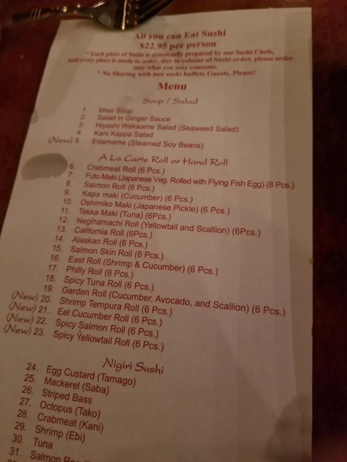 Menu 3