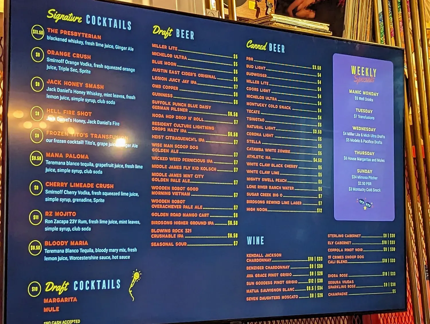 Menu 2