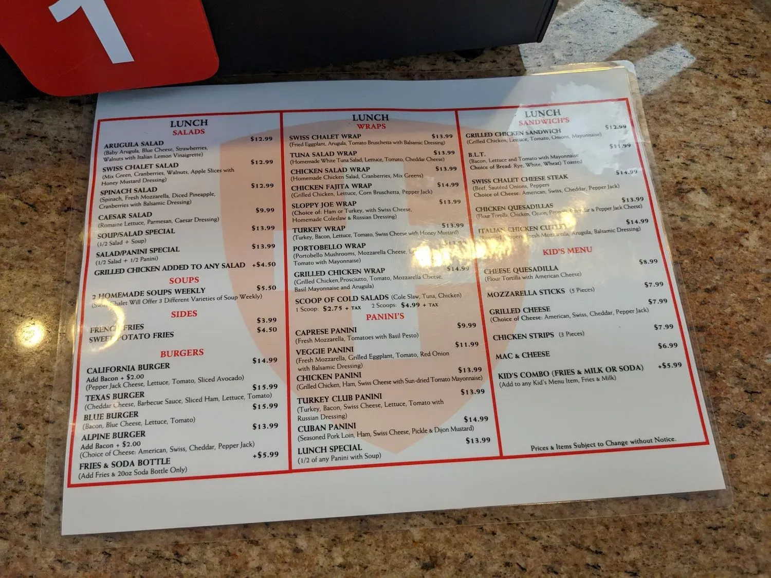 Menu 2