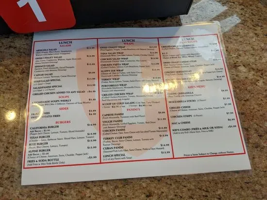 Menu 2