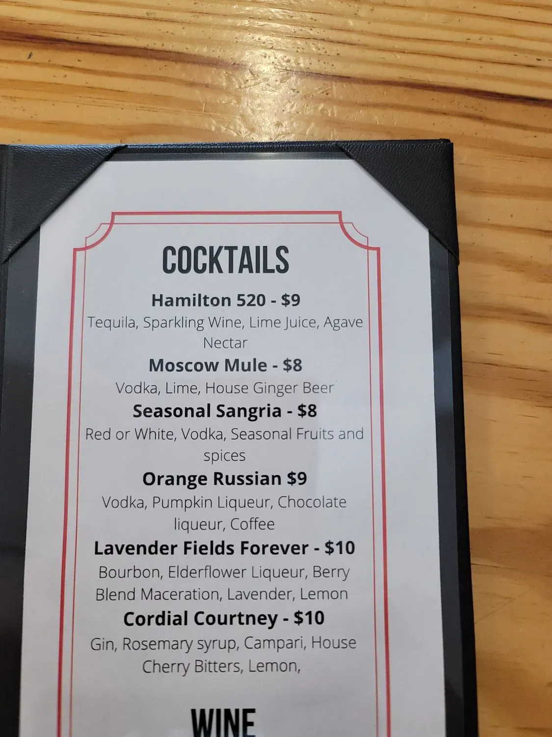 Menu 4