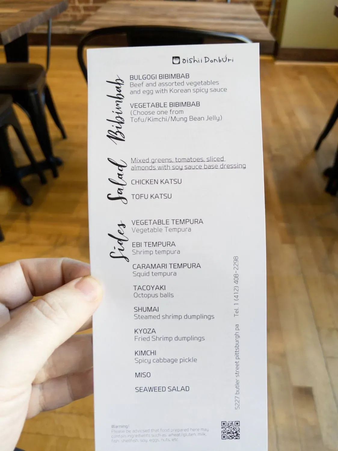 Menu 4