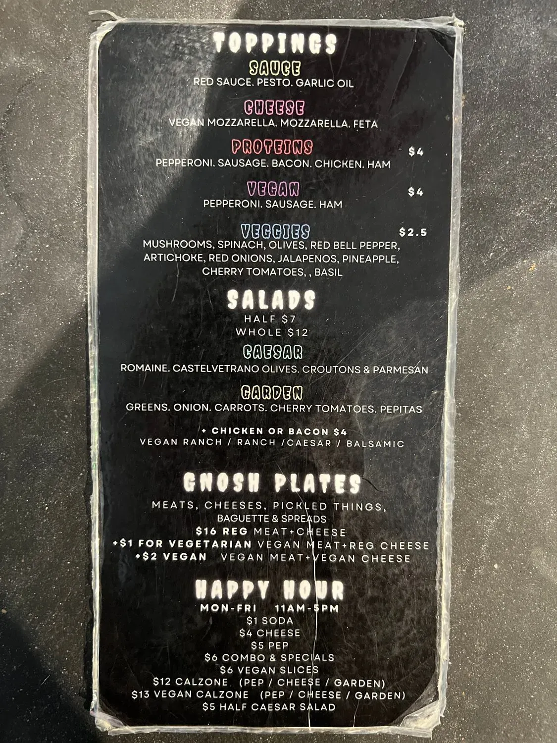 Menu 2