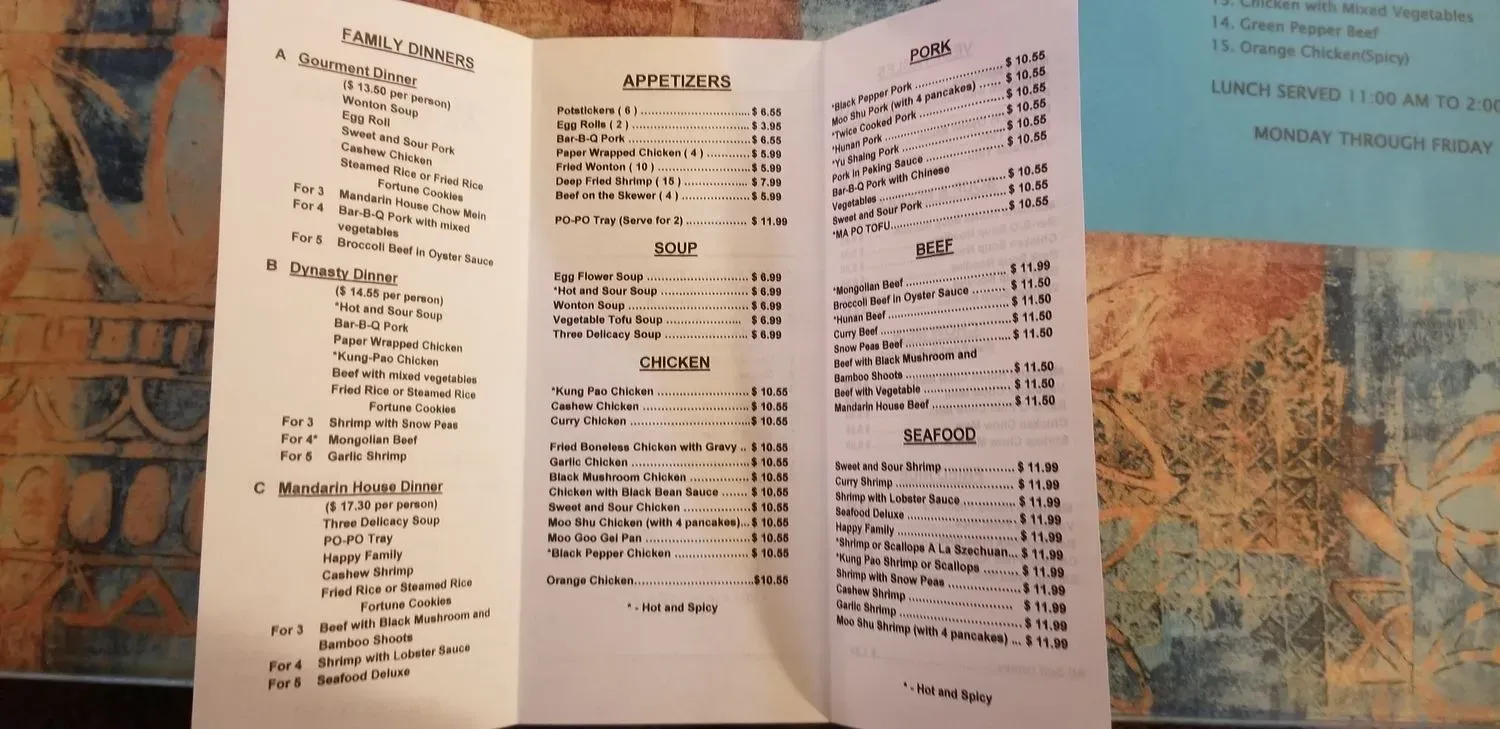 Menu 2