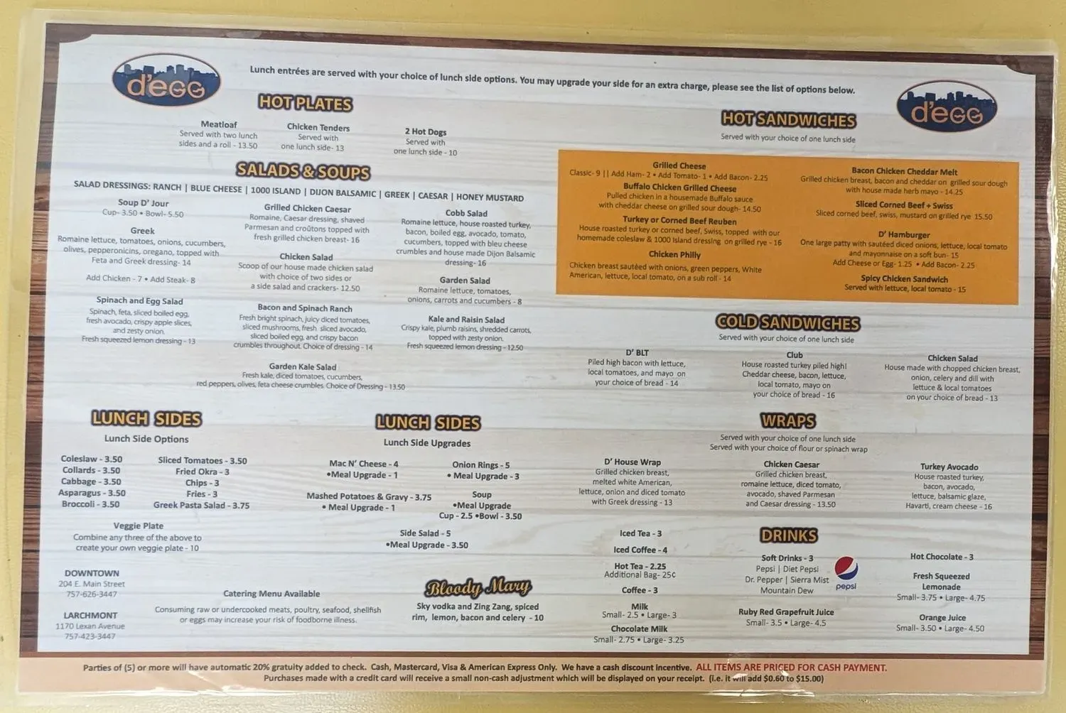 Menu 2