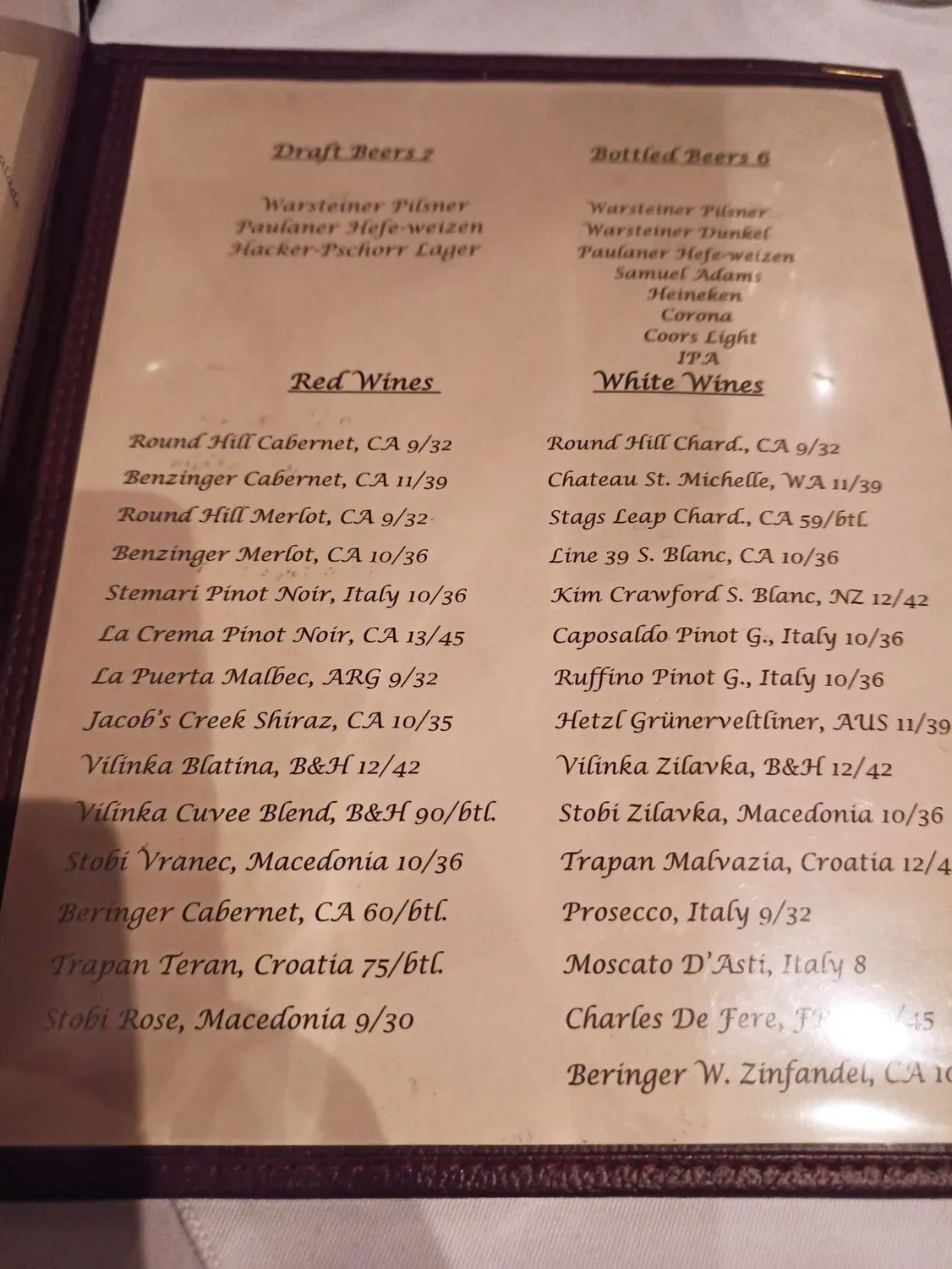 Menu 6