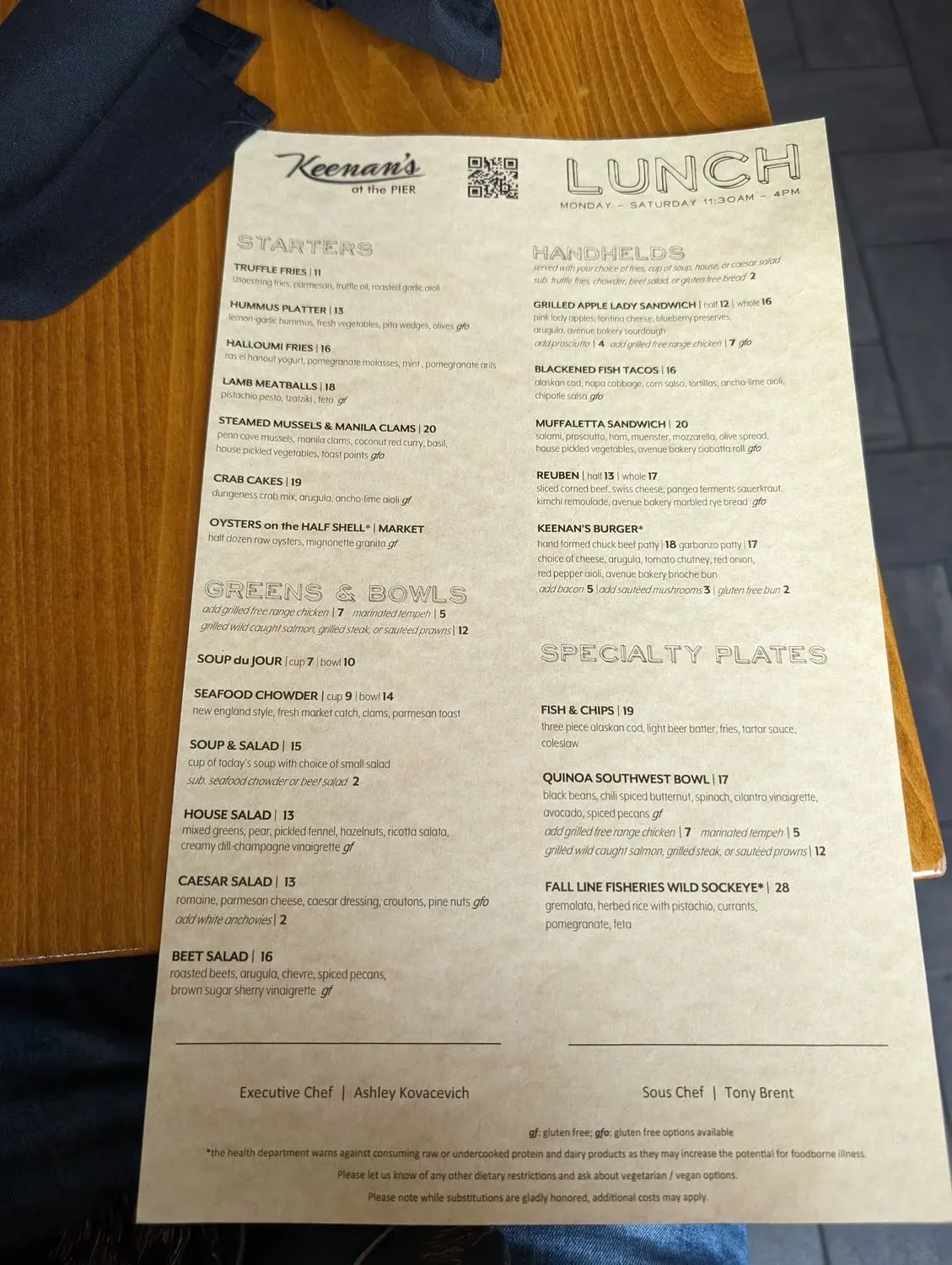 Menu 6