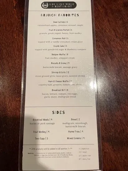 Menu 2