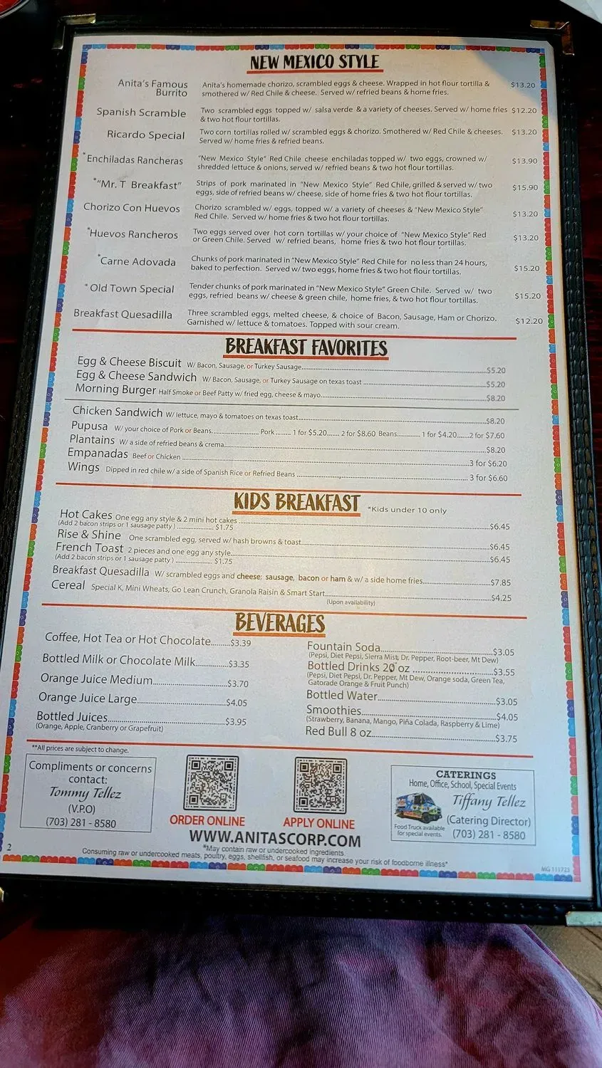 Menu 2