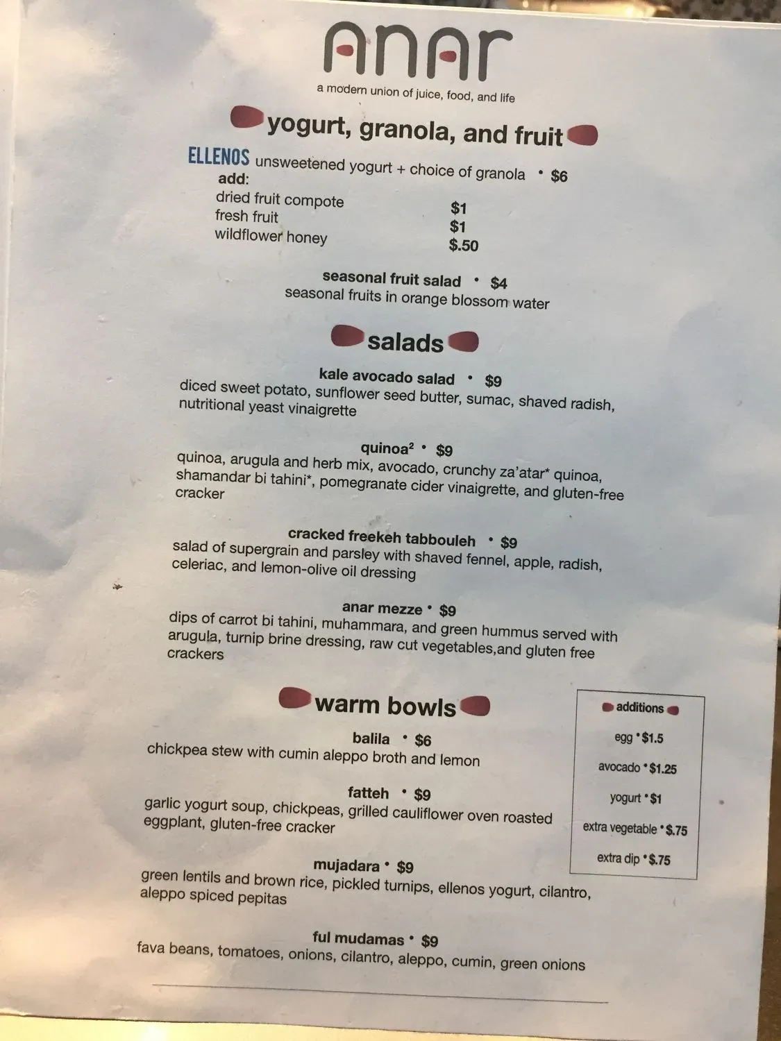 Menu 3