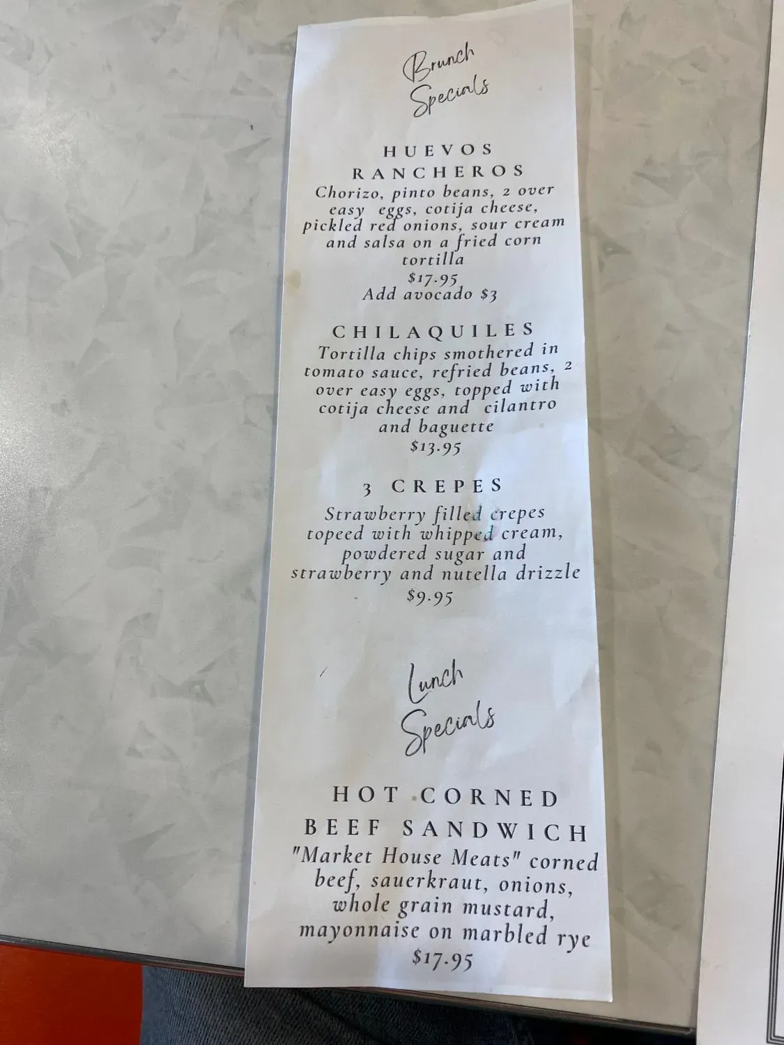 Menu 3