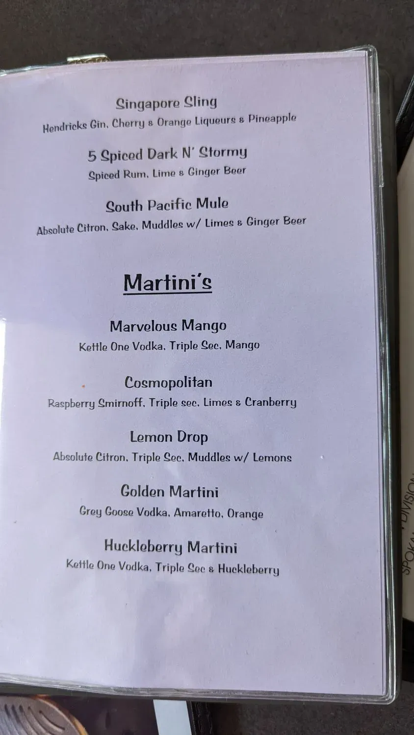 Menu 6