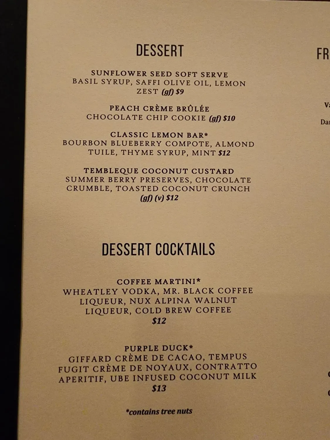 Menu 6