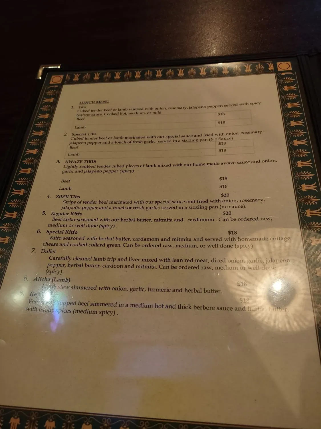 Menu 4