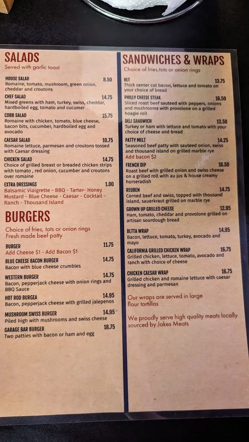 Menu 2